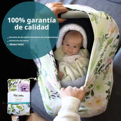 Vista 9 de Pobibaby Funda de lactancia ultrasuave, fundas de asiento de coche para bebé (atractivo)