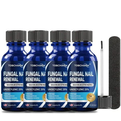 Vista 10 de Tratamiento de hongos en las uñas de los pies extra fuerte con 25% de ácido undecilénico y aceite de árbol de té, tratamiento de hongos en las uñas