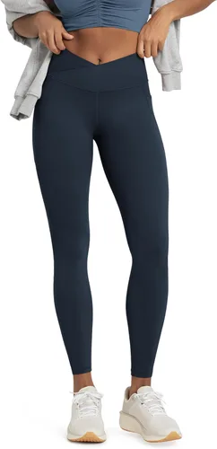 Vista 18 de ODODOS Leggings Suaves como Mantequilla de Cintura Cruzada con Bolsillos para Mujeres, ODCLOUD Pantalones de Yoga Lounge Cruzados de 25" / 28