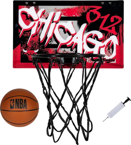 Vista 35 de Franklin Sports NBA Team Over the Door Aros de Baloncesto - Mini Aro de Baloncesto Interior para Niños + Juego de Pelota - Mini Aros para Fanáticos