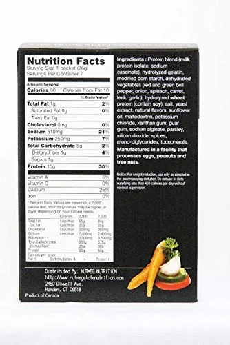 Vista 2 de Proti Fit - Sopa de dieta alta en proteínas - Crema de verduras - 0.53 oz de proteína - Baja en calorías (90 calorías) - Bajo en carbohidratos