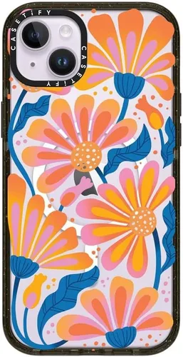 Vista 40 de CASETiFY Impact - Funda para iPhone 13 [protección contra caídas de 6.6 pies/compatible con Magsafe] Black Kingsnake, color negro transparente