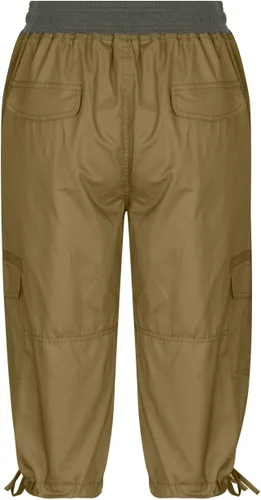 Vista 16 de Pantalones capri tipo cargo para mujer, ligeros, de secado rápido, atléticos, para verano, casuales, con bolsillos