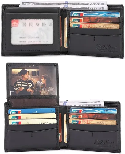 Vista 5 de billetera bifold chain, Negro2, Moda