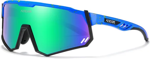 Vista 23 de Gafas de sol polarizadas deportivas para mujeres y hombres, UV400, gafas de ciclismo, béisbol, correr, pesca, al aire libre, resistentes al viento