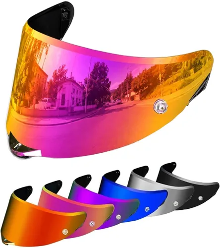Vista 10 de PSLER Pista GP RR - Visera Pista para casco de motocicleta, repuesto para Pista GPR CORSA-R Pista GPRR RACE 3, color negro