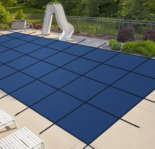 Vista 13 de iCOVER Cubierta de seguridad para piscina interior, 20x40 pies rectangular, cubierta de seguridad de invierno para piscinas interiores, cubierta