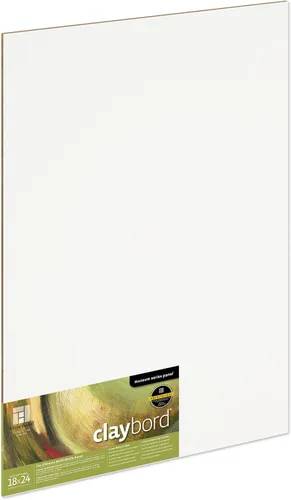 Vista 69 de Suministro de Arte Ampersand Panel de Pintura en Madera: Serie Museo Claybord, 5" x 5", Perfil Candeal de 1-1/2