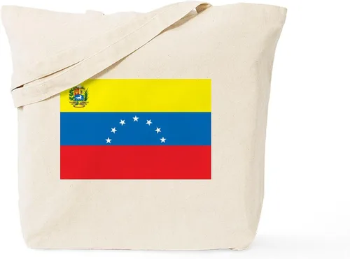 Vista 7 de CafePress Made In Venezuela Tote Bag Reutilizable Natural Beige Lona Bolsa de Compras
