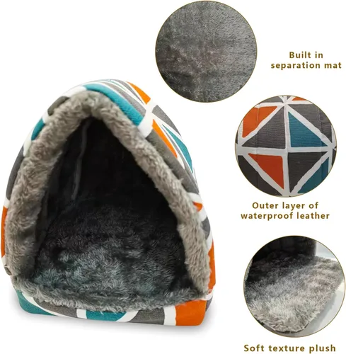 Vista 3 de Accesorios para jaulas de animales pequeños, hábitats de alojamiento, conejos enanos, hámsters, conejillos de indias, hurones, erizos y otros