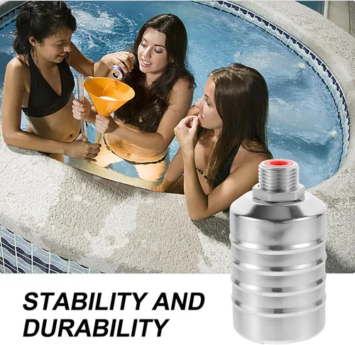 Vista 6 de Stainless Steel Float Valve for Water Tank Automatic Water Level Control Valve Top Inlet for Pools Ponds Aquariums