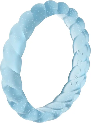 Vista 39 de QALO Anillos de compromiso de goma para mujer, diseñados para exteriores y Pack A: Treelined