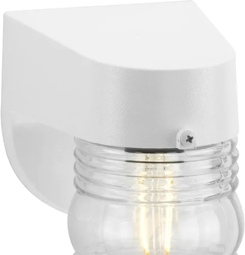 Vista 4 de Progress Lighting P5612-30 Policarbonato al aire libre, 4-3/4-Inch Ancho x 7-1/4-Inch Altura, Blanco