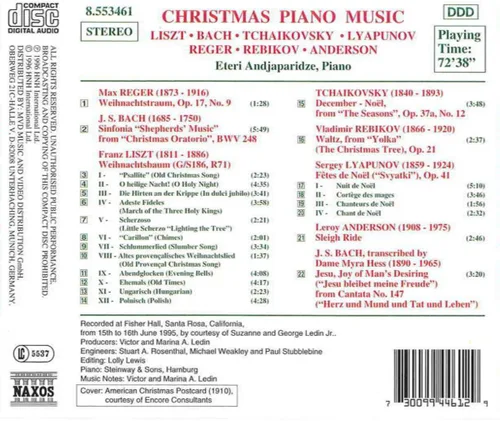 Vista 2 de Música de piano navideño/Varios