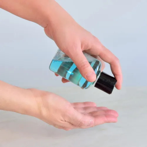 Vista 4 de Youngever Paquete de 12 recipientes vacíos de 4 onzas con tapa de disco, botellas de plástico con tapa abatible superior de disco, botellas