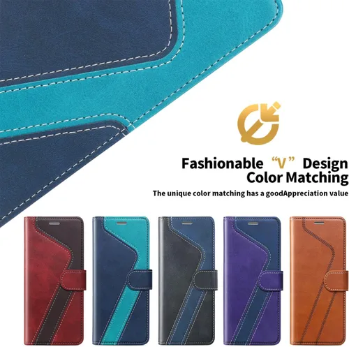 Vista 7 de Funda tipo cartera para Samsung Galaxy Note 8, funda de piel con bloqueo RFID, soporte magnético con tapa abatible, a prueba de golpes, compatible