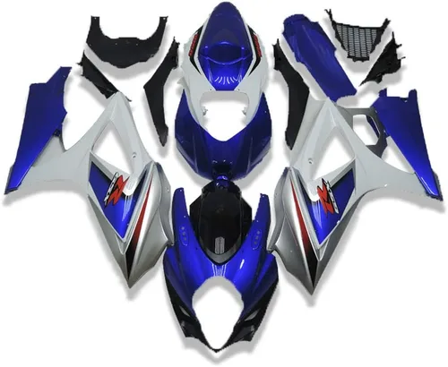 Vista 7 de Carenado de carrocería negro mate brillante de plástico apto para Suzuki 2007 2008 GSXR 1000 inyección ABS nuevo Aftermarket Kit Kit GSXR-1000 07 08