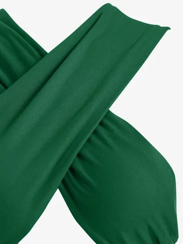 Vista 7 de ZAFUL - Ombliguera cruzada estilo halter de tejido acanalado para mujer camiseta sin mangas tipo con diseño fruncido y con lazos