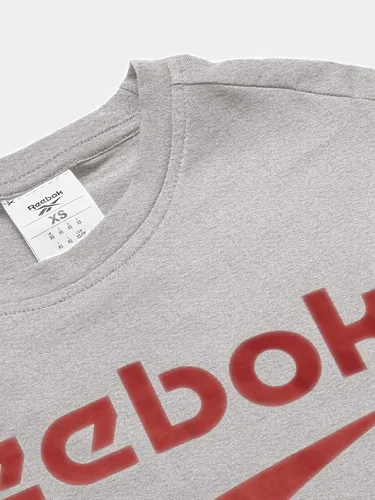 Vista 2 de Reebok Camiseta con logotipo apilado para hombre