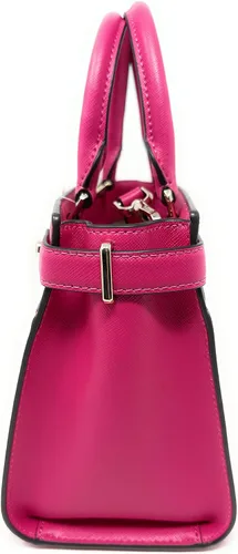 Vista 5 de Kate Spade New York Staci - Bolso pequeño de piel Saffiano, Hibisco profundo