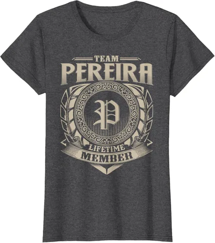Vista 3 de Team PEREIRA Lifetime Member Apellido PEREIRA Family Vintage Camiseta, Negro