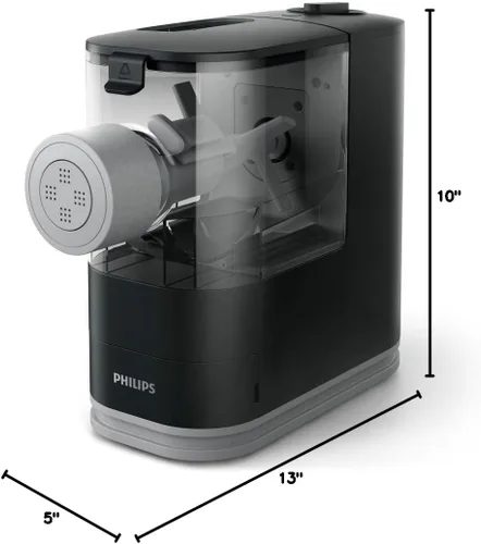 Vista 11 de Philips HR2371/05 Máquina para hacer pasta, compacta. Viva Collection, color negra, S, Negro