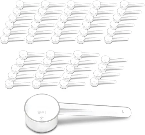 Vista 8 de Paquete de 20 cucharaditas medidoras, 1 cucharadita (0.2 fl oz) de plástico de creatina