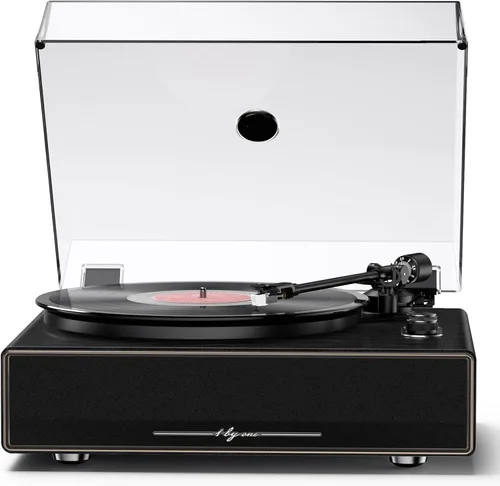 Vista 11 de 1 BY ONE tocadiscos inalámbrico HiFi Nogal