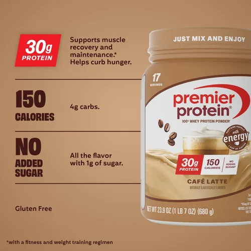 Vista 2 de Premier Protein - Proteína en polvo sabor café, B07W6BBGV6, 1