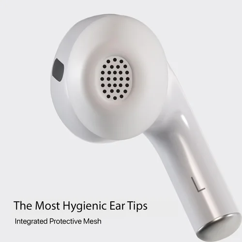 Vista 5 de AirFoams Pro Active Ultra V10.0 - Almohadillas de repuesto de espuma viscoelástica para AirPods Pro 1 y 2, protector de silicona flexible