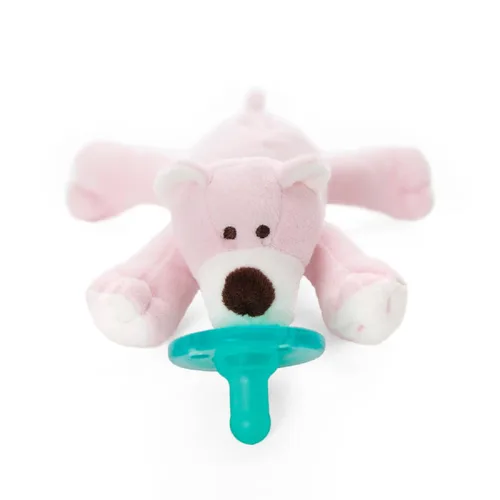 Vista 2 de WubbaNub Chupete Infantil - Oso Rosa