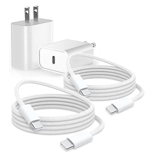 Vista 7 de Adaptador de cargador rápido de 3 pies y 20 W para AirPods 4 Gen 4 generación, AirPods Pro 3 2025/Pro 2 2nd, Air Pods Max 2024, iPhone 17 16e 16 15