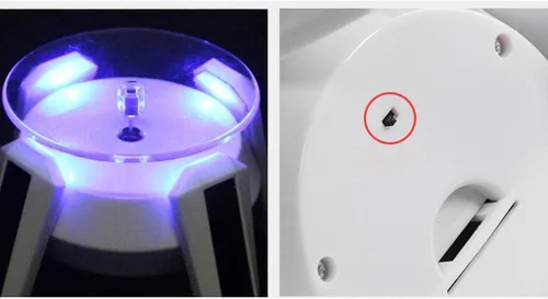 Vista 2 de Reloj De Pulsera Con Anillo De Tel¨¦fono Con Joyer¨ªa Giratoria Con Energ¨ªa