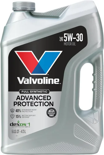 Vista 107 de Valvoline SynPower Full aceite sintético para motor, 1 Cuarto de galón, Ambar