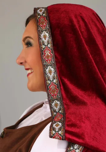 Vista 9 de Disfraz de Caperucita Roja deluxe talla extra Multicolor
