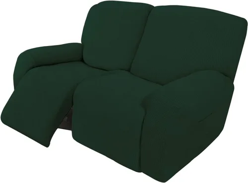 Vista 42 de Easy-Going Funda Elástica para Sofá Reclinable Cobertor de Sofá 4 Piezas Protector de Muebles Sofá Suave con Fondo Elástico Poliéster Spandex Tela