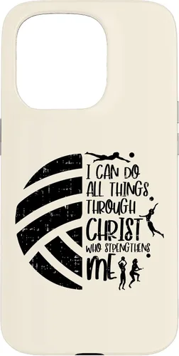 Vista 14 de I Can Do Things Through Christ Volleyball Christian Gift Case for iPhone 17