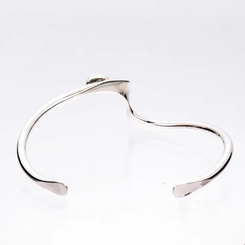 Vista 4 de Pulsera Tskies de plata de ley turquesa Aurora