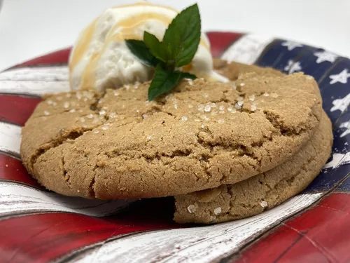Vista 7 de ¡Galletas de jengibre y melaza! 3 Galletas caseras grandes de 5 pulgadas!