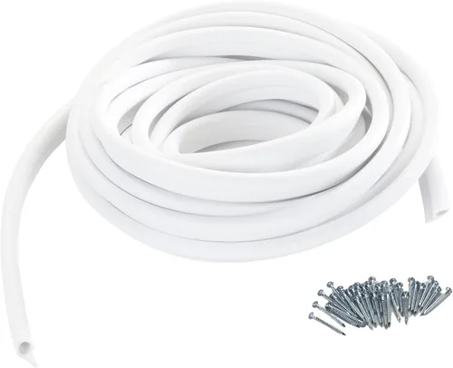Vista 6 de MD Building Junta de vinilo para puertas y ventanas, color blanco, 17 pies