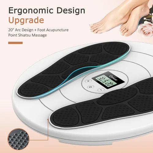 Vista 7 de KNQZE Masajeador de pies para aliviar el dolor de neuropatía - TENS + EMS, tecnología de doble pulso, 10 modos, 20 intensidades, control remoto