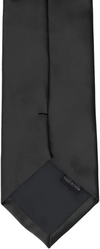 Vista 6 de tiemart Corbata de color sólido prémium Negro