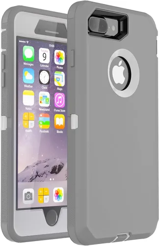 Vista 10 de Co-Goldguard Funda para iPhone 8 Plus Funda para iPhone 7 Plus con Protector de Pantalla [A Prueba de Golpes] [A Prueba de Caídas]
