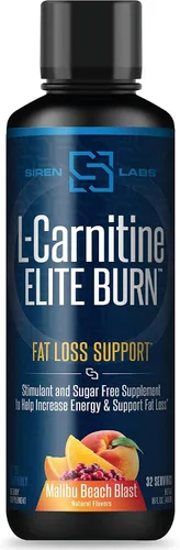 Vista 5 de Censor NDS Nutrition - Tónico para pérdida de grasa corporal con CLA (90 cápsulas blandas) y Siren Labs L-Carnitina Elite Burn Fat Loss Support