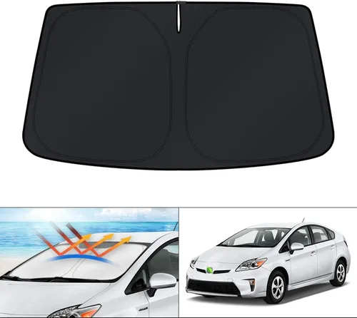 Vista 31 de KUST Parasol para parabrisas para BMW X1 F48 2016, 2017, 2018, 2019, 2020, 2021, 2022, accesorios de ajuste personalizado, parasol plegable