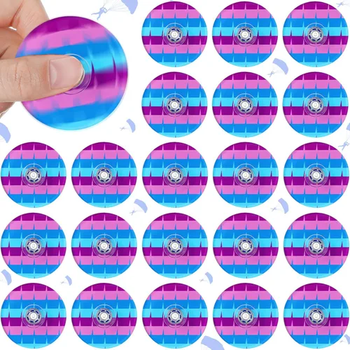 Vista 39 de Sotiff 24 piezas de tortuga verde Fidget Spinners a granel, mini juguetes