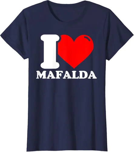Vista 23 de Camiseta I Love Mafalda, Negro