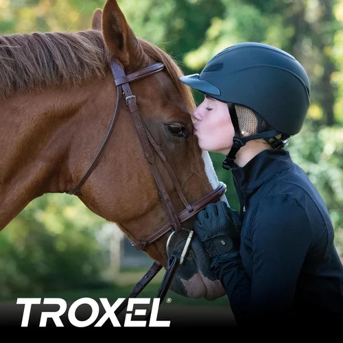 Vista 5 de Troxel Liberty Ultralight Horse Riding Helmet, Low-Profile Adjustable Design, Safety Horseback Riding Gear