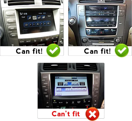 Vista 5 de MekedeTech Radio de coche Android 13 para navegación para Lexus IS250 IS200 IS220 IS300 IS350 unidad principal GPS estéreo reproductor multimedia