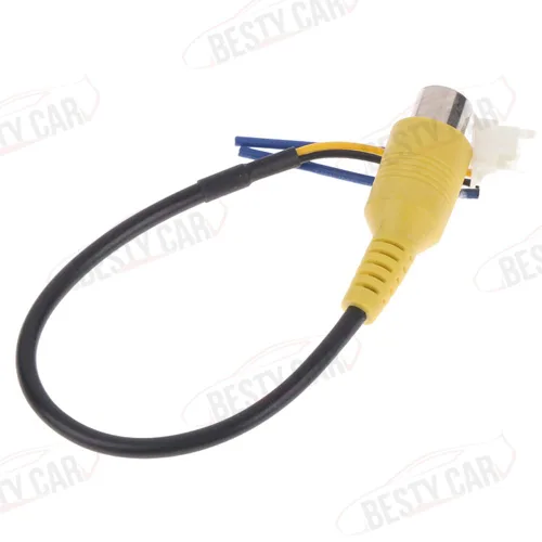 Vista 8 de Cámara de visión trasera estéreo de radio de coche en retrovisor de respaldo adaptador de entrada enchufe para el mercado de accesorios Android
